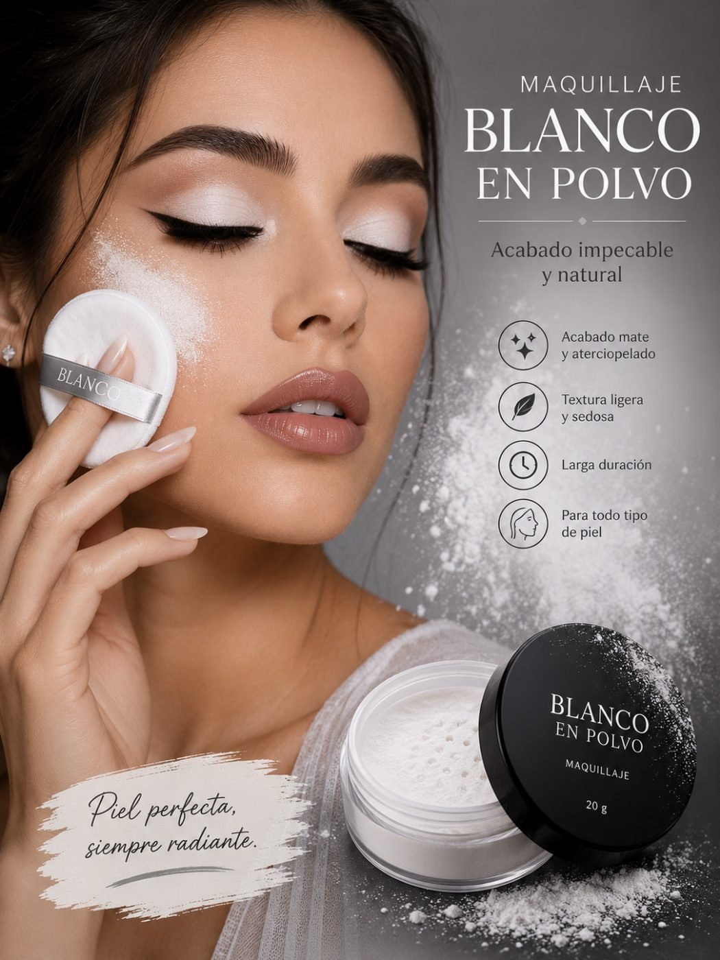 maquillaje blanco